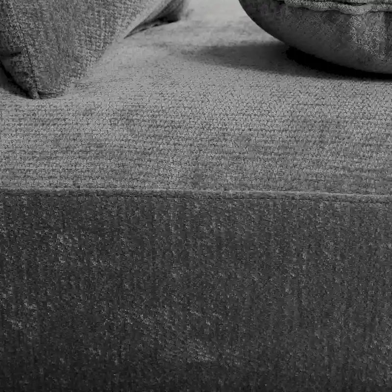 Christopher Knight Home- Buker Curved Polyester Sectional Sofa