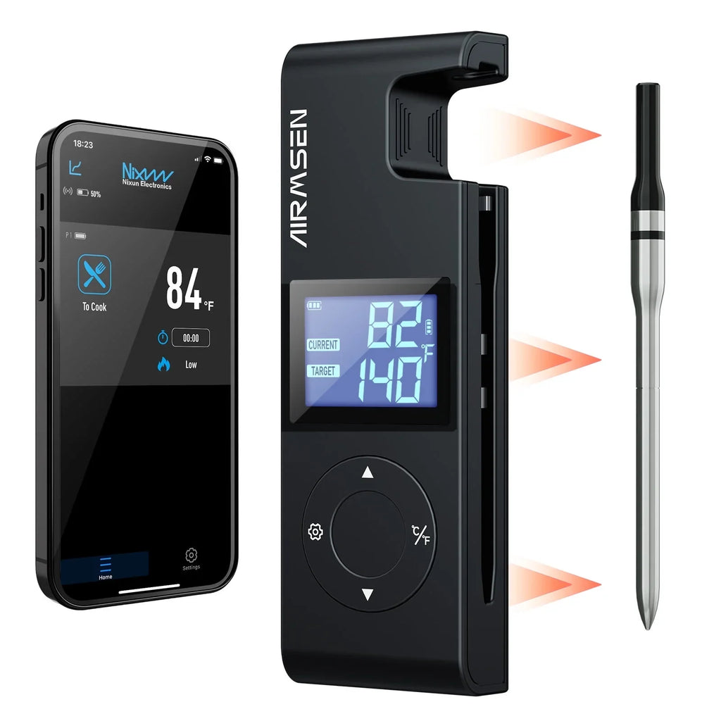 600FT Wireless Meat Thermometer with Standalone Display, Bluetooth 5.4