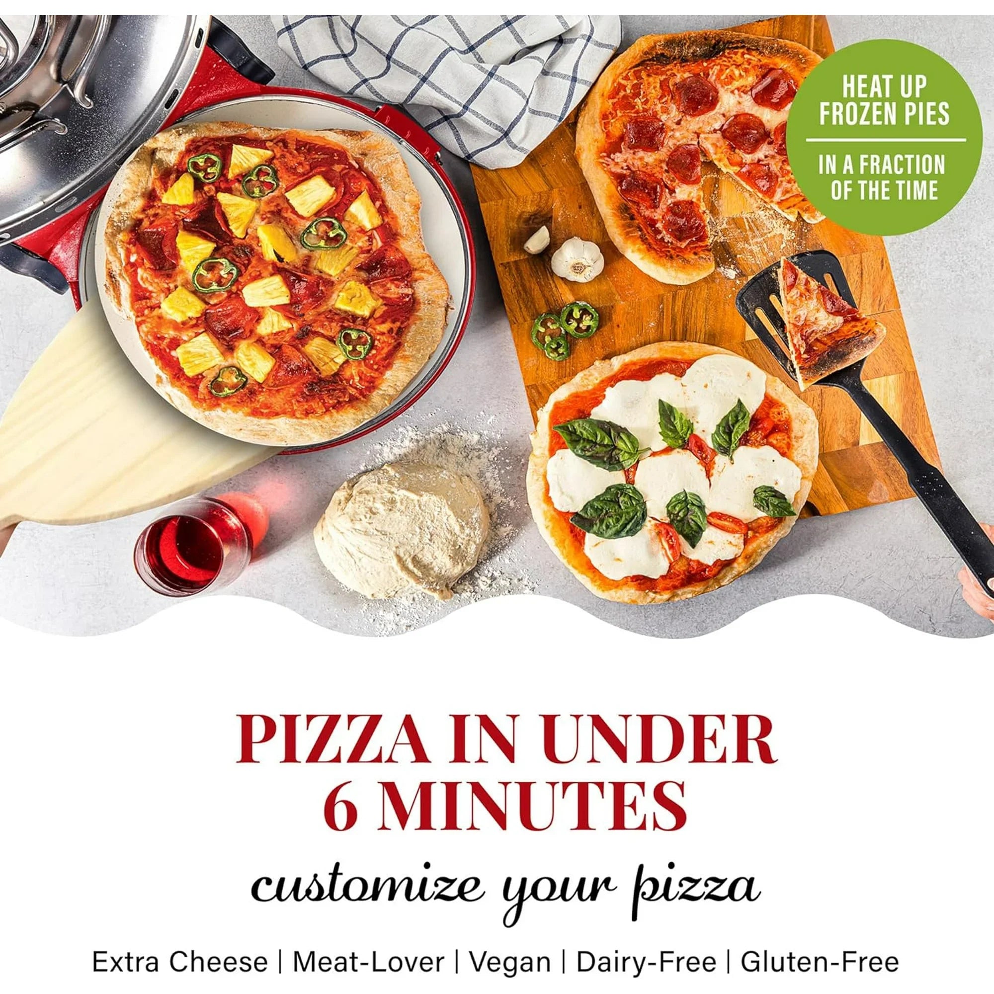 Pizza Oven & Grill Indoor Pizza Machine, 12