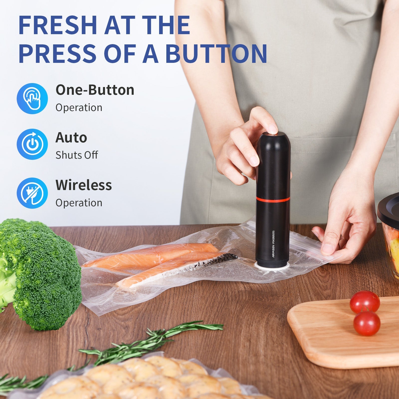 Handheld Vacuum Sealer, Black