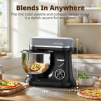 Stand Mixer with Timer, 11-Speed Electric Mixer for Kitchen, 5.5 QT Cake Mixer