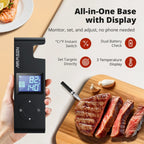 600FT Wireless Meat Thermometer with Standalone Display, Bluetooth 5.4