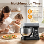 Stand Mixer with Timer, 11-Speed Electric Mixer for Kitchen, 5.5 QT Cake Mixer