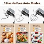 Stand Mixer with Timer, 11-Speed Electric Mixer for Kitchen, 5.5 QT Cake Mixer