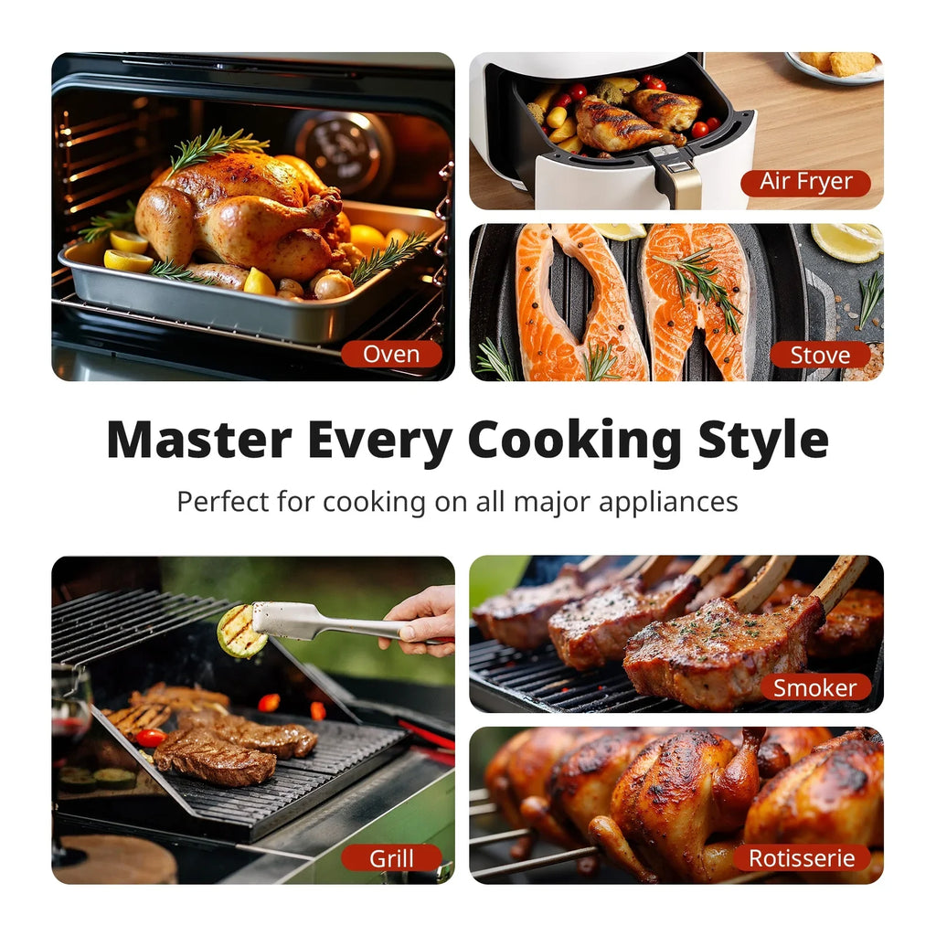 600FT Wireless Meat Thermometer with Standalone Display, Bluetooth 5.4