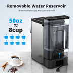 Single Serve Coffee Maker with Grinder - Grinder for K Pods, Ground Coffee, Teas