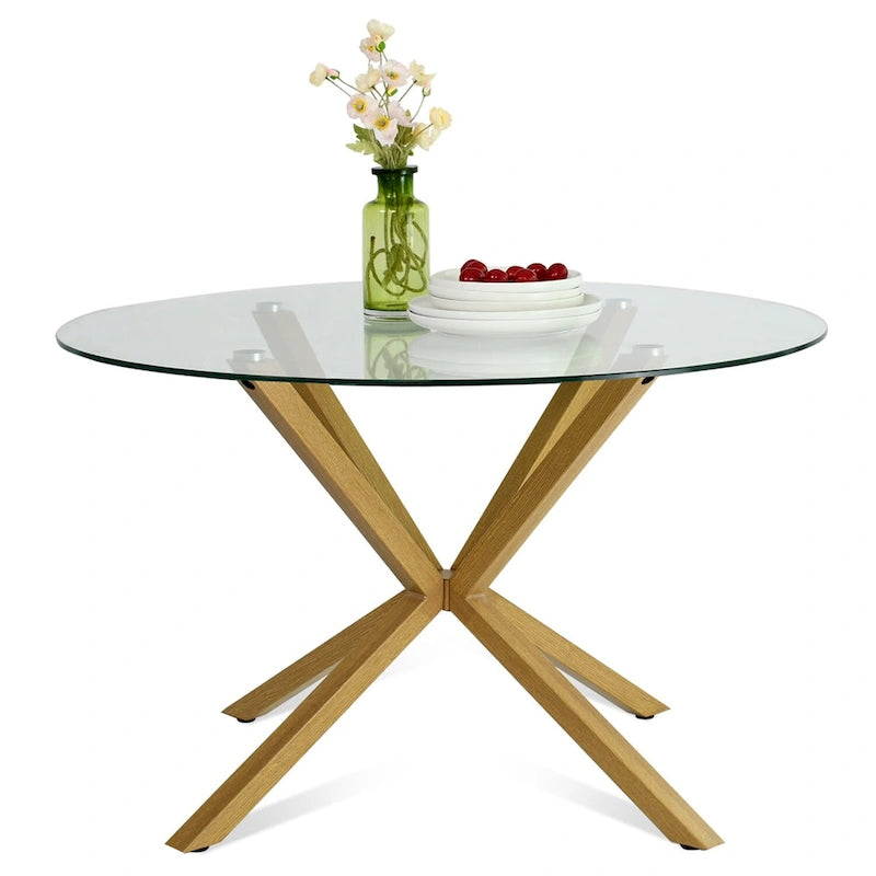 Round 39 Glass Dining Table - 39x39x30