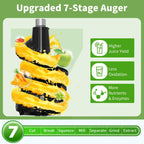 Cold Press Juicer Machine with Big Wide 82mm Chute, BPA-Free